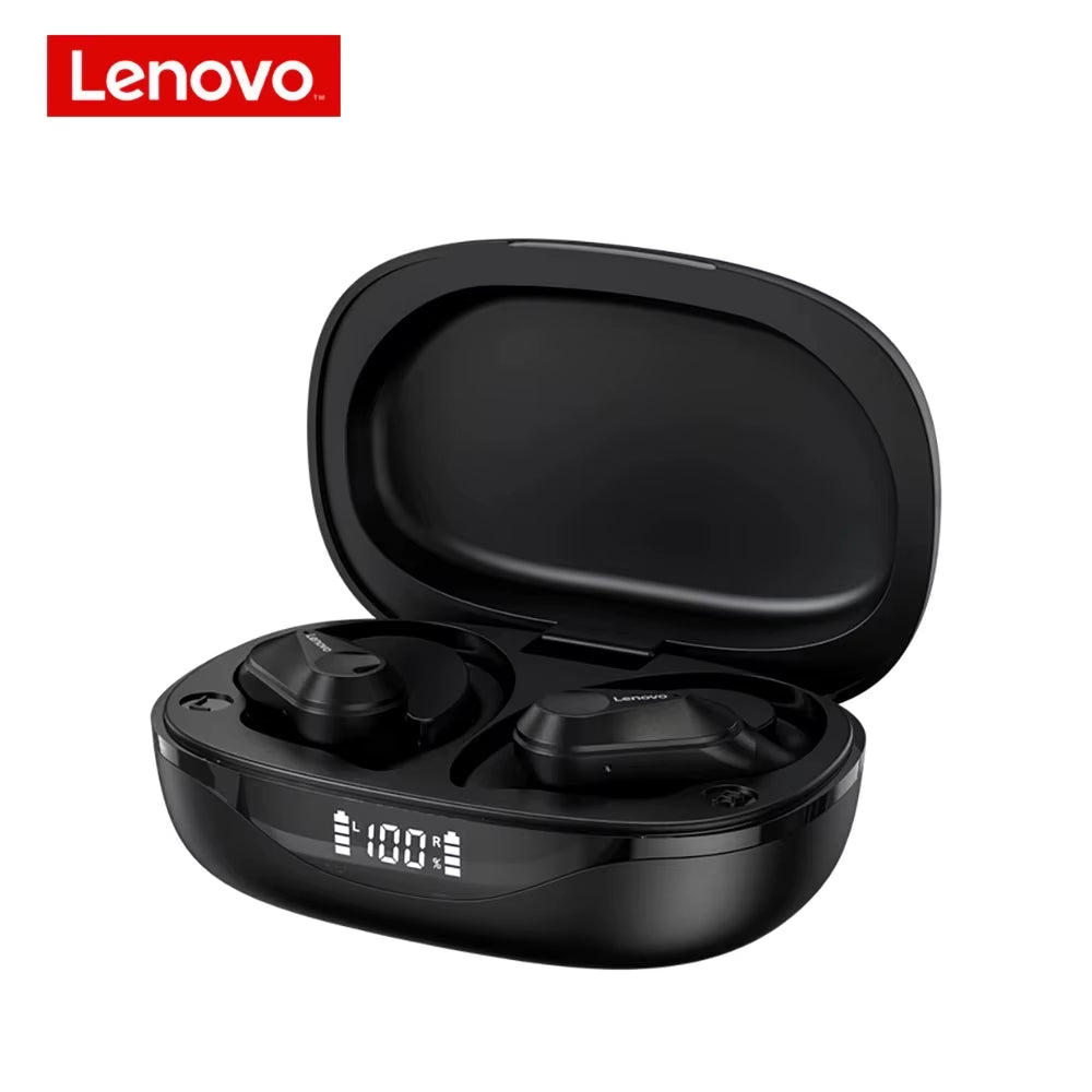 LP75 Sports Wireless Earphones with Mics,Button Control, LED Power Display,Hifi Stereo Sound Bluetooth 5.3 TWS Headphones