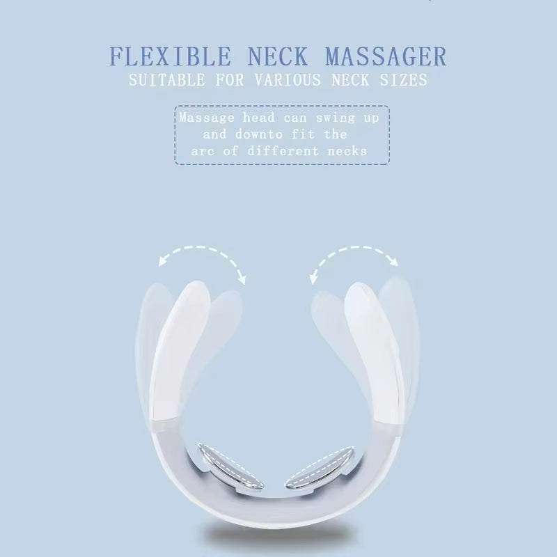 Cross-Border Neck Massager Shoulder and Neck Neck Protector Household Mini Portable Cervical Spine Massager