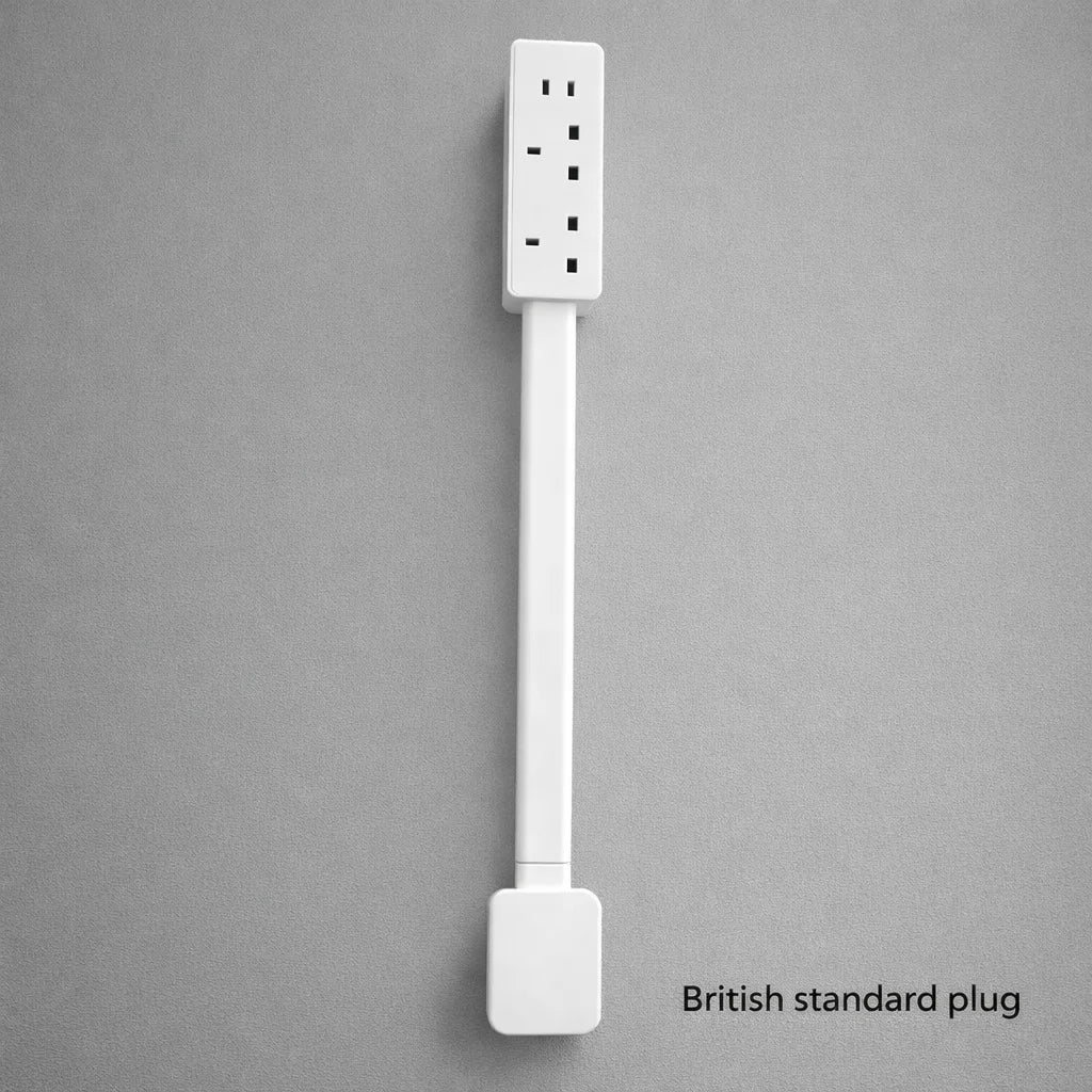 Electrical Outlet Extender Flat Plug Power Strip Features Rotates 180° Power Outlets Extender Use behind Sofas Nightstands Desk