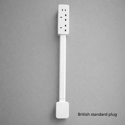 Electrical Outlet Extender Flat Plug Power Strip Features Rotates 180° Power Outlets Extender Use behind Sofas Nightstands Desk