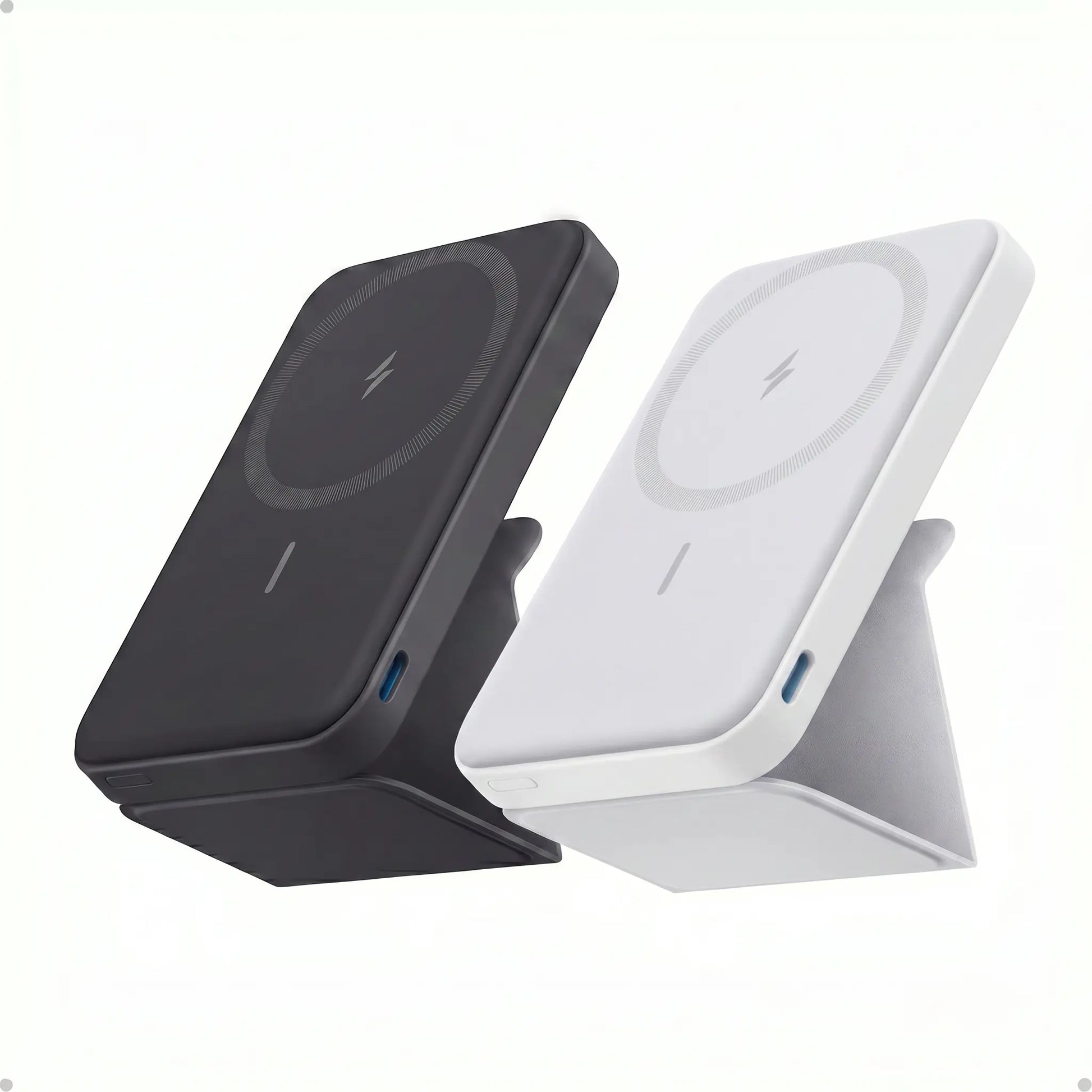【Magnetic Power Bank】Anker 5,000Mah Magnetic Power Bank, Wireless Portable Charger with Foldable Stand & Side USB-C Port, Battery Pack for Iphone 17/16/15/14/13,Summerwins, Fathersdaygift