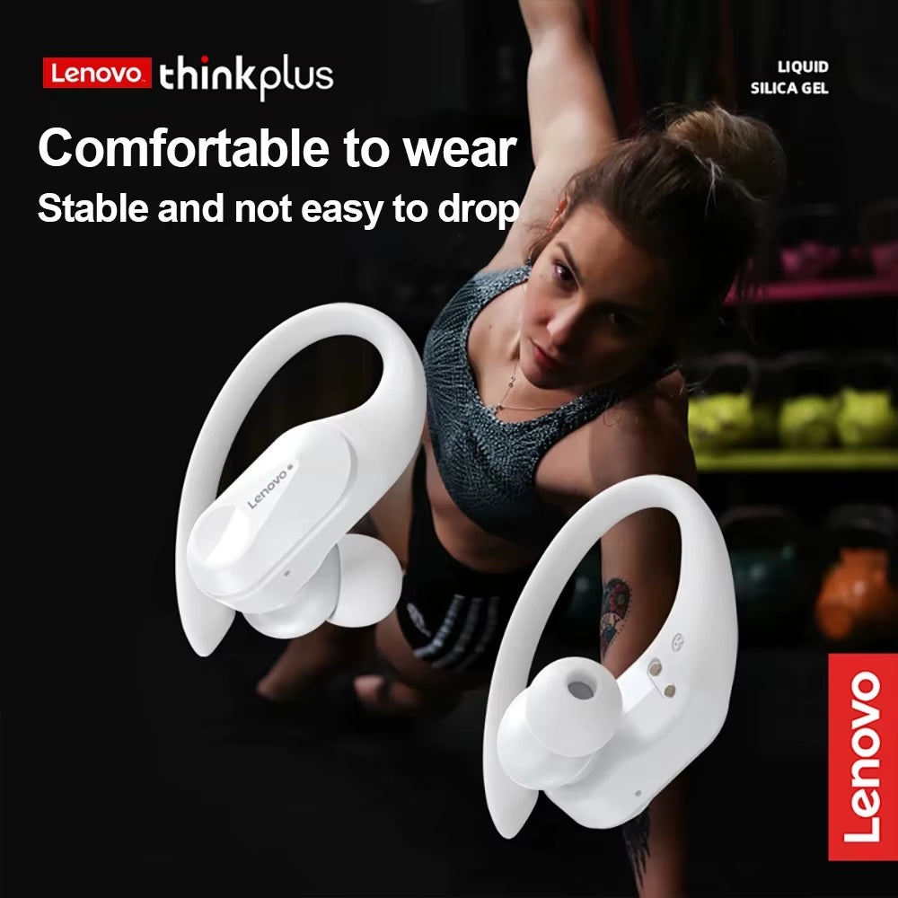 LP75 Sports Wireless Earphones with Mics,Button Control, LED Power Display,Hifi Stereo Sound Bluetooth 5.3 TWS Headphones