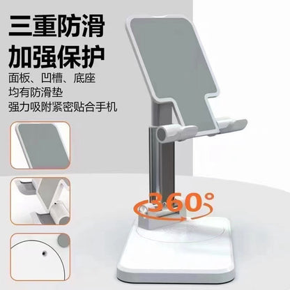 Adjustable Mobile Phone Holder Stand for Desktop Use in Office, Home, and Retail Environments