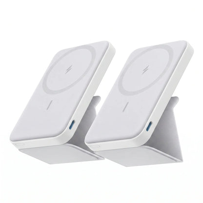 【Magnetic Power Bank】Anker 5,000Mah Magnetic Power Bank, Wireless Portable Charger with Foldable Stand & Side USB-C Port, Battery Pack for Iphone 17/16/15/14/13,Summerwins, Fathersdaygift