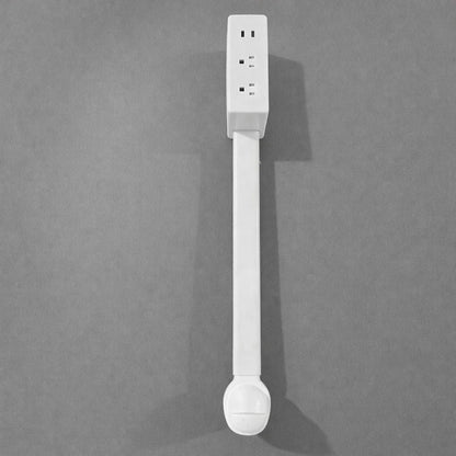 Electrical Outlet Extender Flat Plug Power Strip Features Rotates 180° Power Outlets Extender Use behind Sofas Nightstands Desk