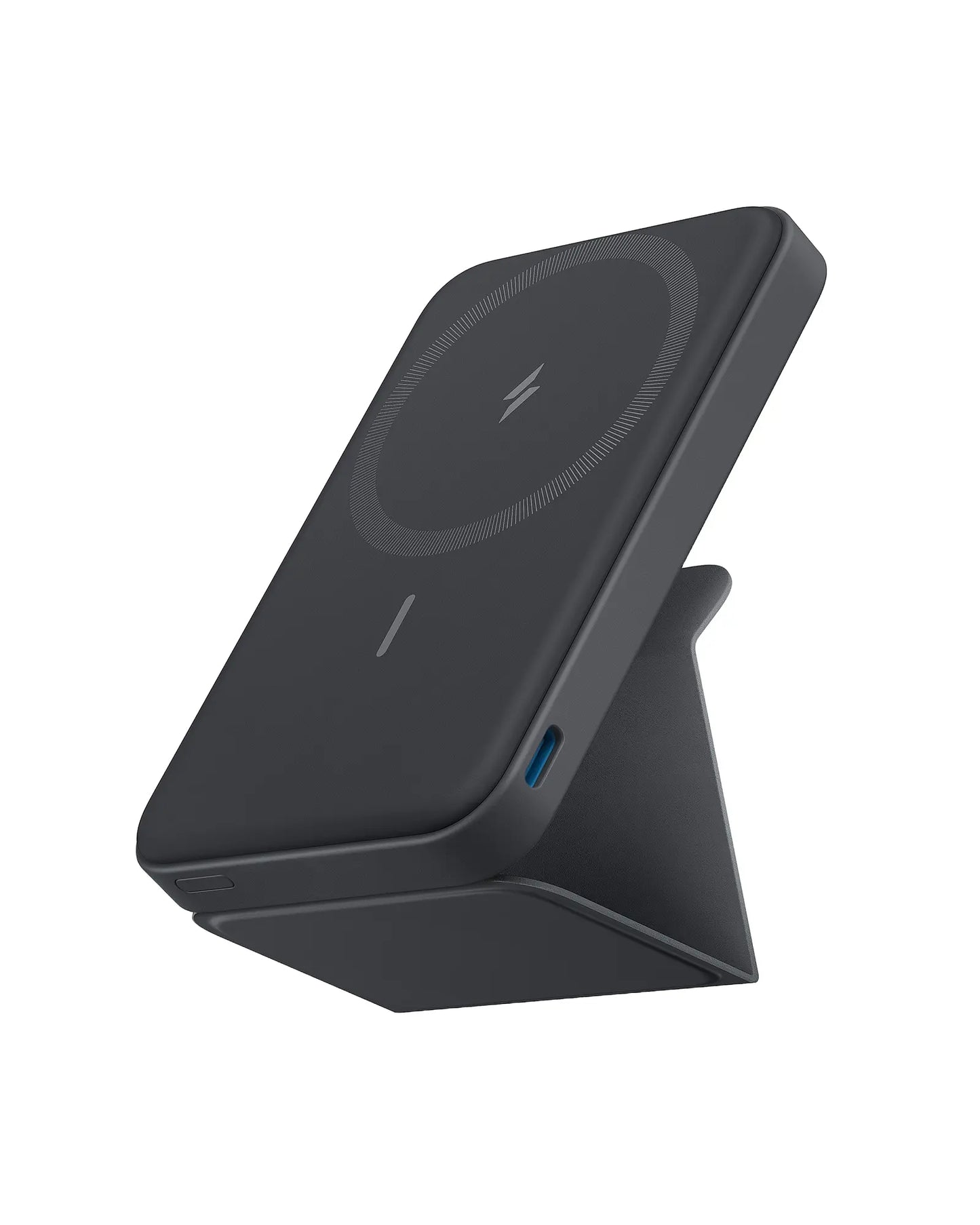 【Magnetic Power Bank】Anker 5,000Mah Magnetic Power Bank, Wireless Portable Charger with Foldable Stand & Side USB-C Port, Battery Pack for Iphone 17/16/15/14/13,Summerwins, Fathersdaygift