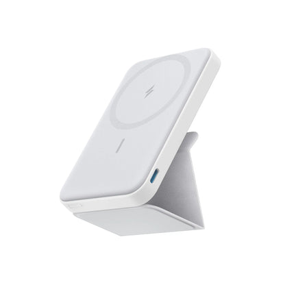 【Magnetic Power Bank】Anker 5,000Mah Magnetic Power Bank, Wireless Portable Charger with Foldable Stand & Side USB-C Port, Battery Pack for Iphone 17/16/15/14/13,Summerwins, Fathersdaygift